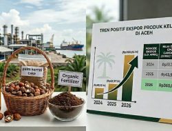 Nilai Ekspor Sawit Lewat Pelabuhan Aceh Melonjak Tajam Jadi Rp360 Miliar