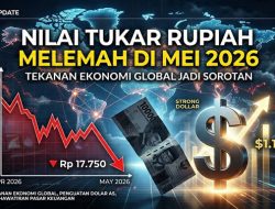 Rupiah Tembus Level Rp17.750 pada Mei 2026, Tekanan Global Jadi Pemicu Utama