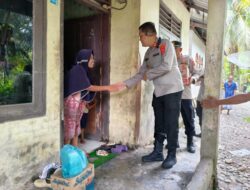 Kapolres Aceh Selatan Bedah Rumah Janda Eks Kombatan GAM dan Bantu Modal UMKM